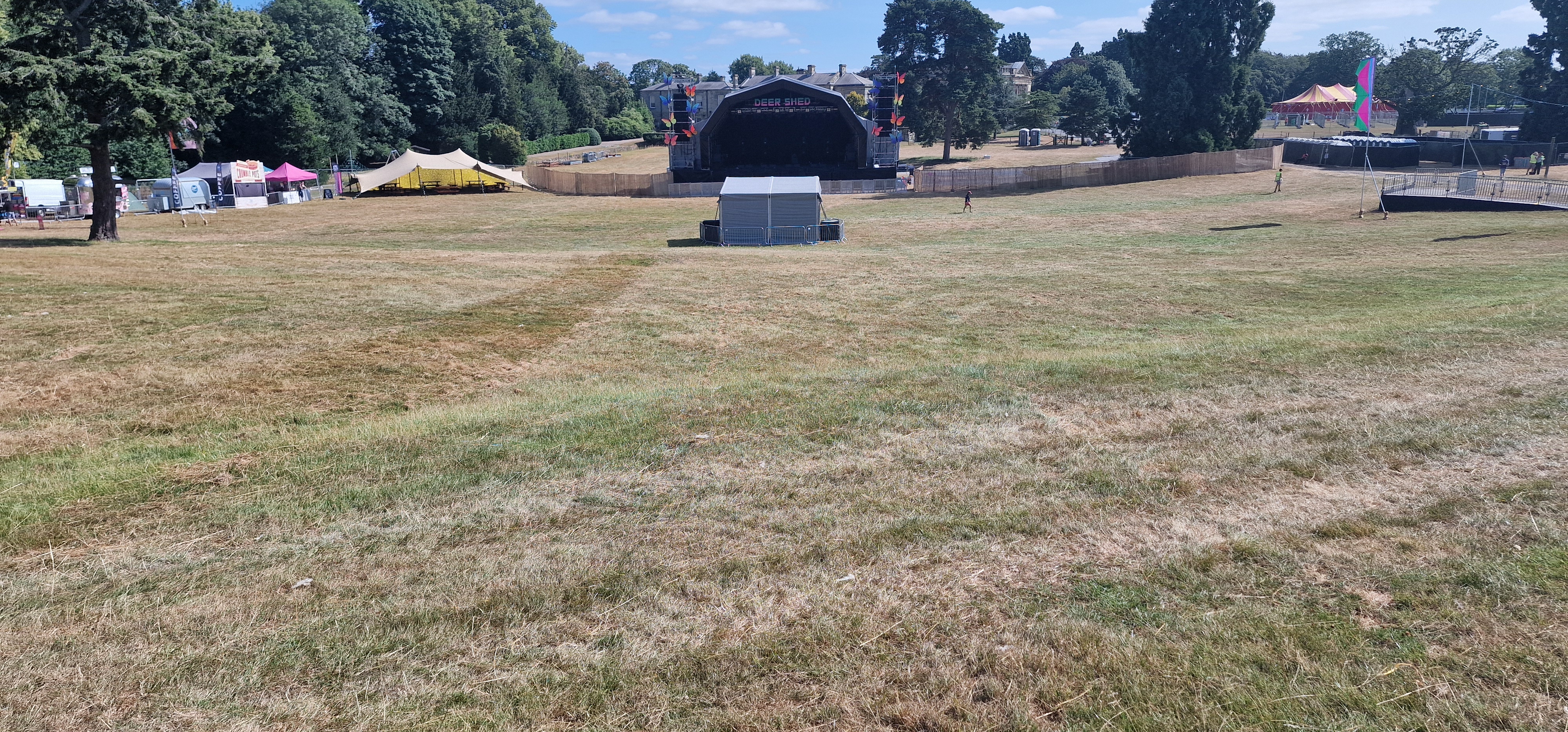 Deershed Festival Arena 1 empty before crowds arrive on opening day
